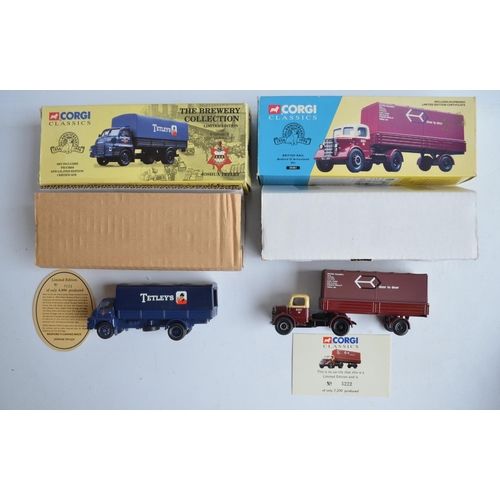 195 - Collection of boxed diecast model vehicles to include 11x limited edition 1/50 scale truck and comme... 