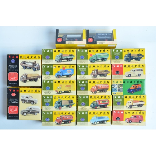 197 - Nineteen boxed 1/43 and 1/64 scale diecast Vanguard series commercial vehicle models from Lledo (inc... 