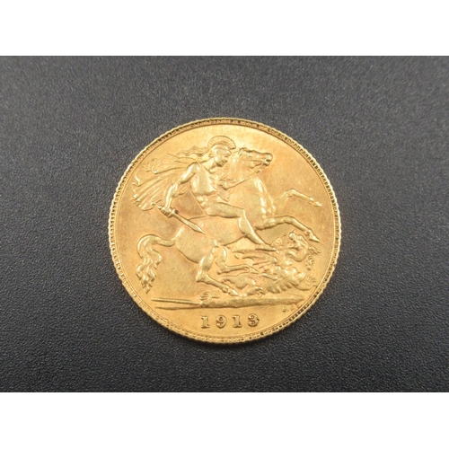 642 - George V 1913 half-sovereign