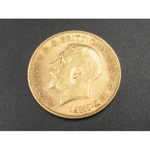 643 - George V 1914 half-sovereign