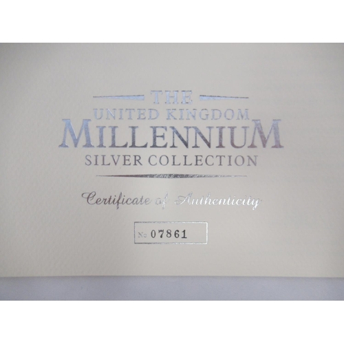 719 - Royal Mint The United Kingdom Millennium Silver Collection No. 07861 of 15000, with COA