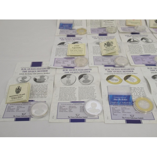 720 - Collection of assorted denomination silver proof coins from Pobjoy Mint & Royal Mint, all with COA’s... 