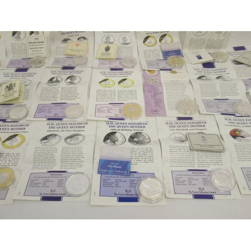 720 - Collection of assorted denomination silver proof coins from Pobjoy Mint & Royal Mint, all with COA’s... 