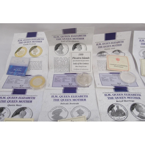 720 - Collection of assorted denomination silver proof coins from Pobjoy Mint & Royal Mint, all with COA’s... 