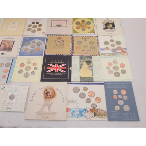 782 - Royal Mint – United Kingdom Brilliant Uncirculated Coin Collection 1986, 1987, 1989-91, 1994-96, and... 