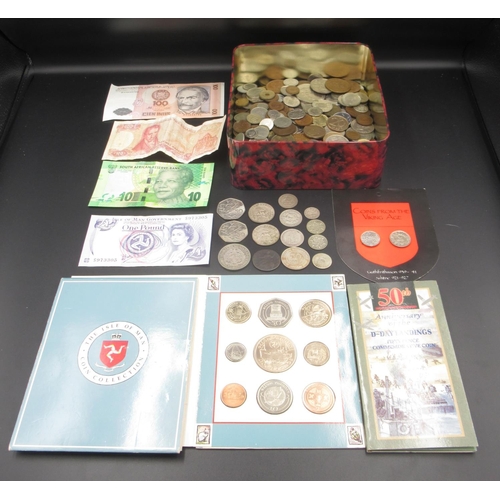 785 - Assorted collection of GB, Commonwealth and International coins & bank notes