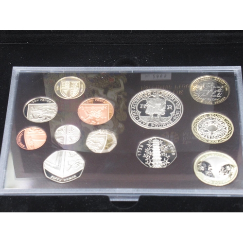 732 - Royal Mint - 2009 United Kingdom Executive Proof Set, including Kew Gardens 50p, Limited Edition no.... 