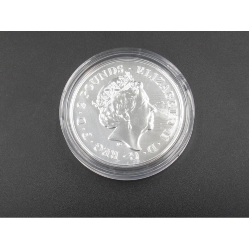 700 - Royal Mint - 10 2019 Year of the Pig 1oz fine silver £2 coins, all encapsulated