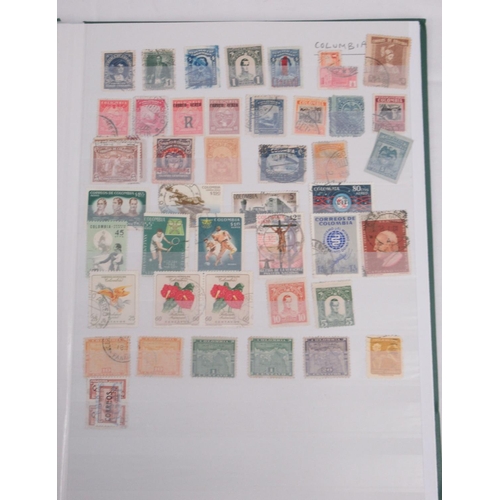 821 - Collection of 5 stamps folders containing an assorted collection of c20th (and some late c19th) Sout... 