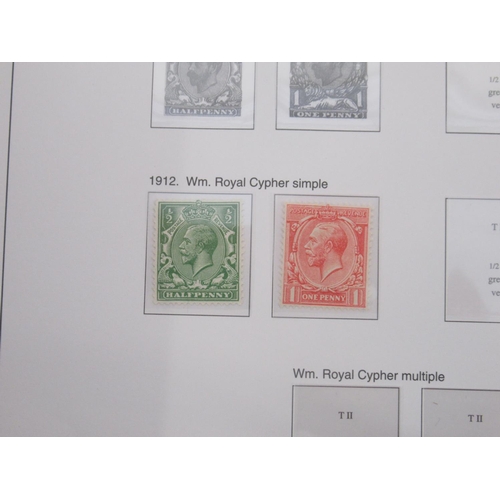 817 - A collection of 6 folders containing assorted GB stamps from the c19th & c20th covering Queen Victor... 