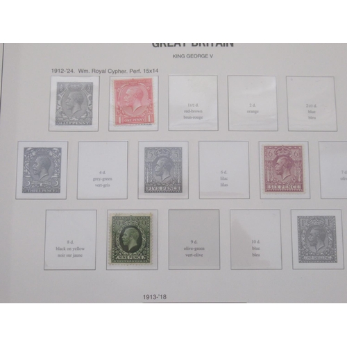 817 - A collection of 6 folders containing assorted GB stamps from the c19th & c20th covering Queen Victor... 