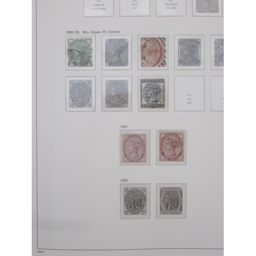 817 - A collection of 6 folders containing assorted GB stamps from the c19th & c20th covering Queen Victor... 