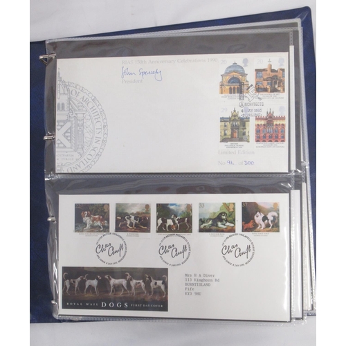 813 - Collection of GB First Day Covers covering from Late 1970s to 2020, in 5 albums