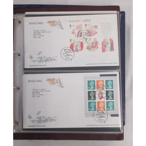 813 - Collection of GB First Day Covers covering from Late 1970s to 2020, in 5 albums