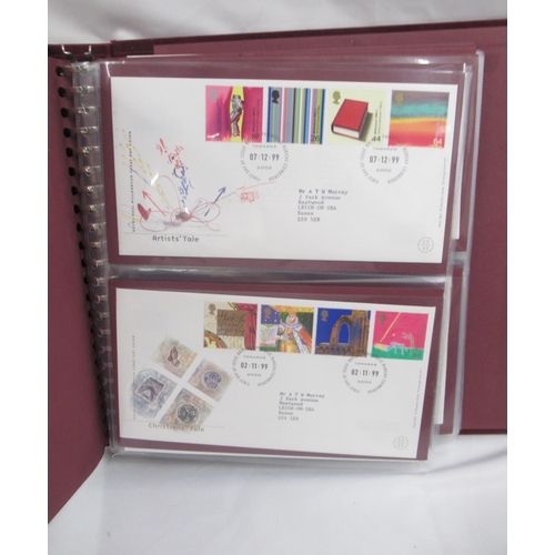 813 - Collection of GB First Day Covers covering from Late 1970s to 2020, in 5 albums