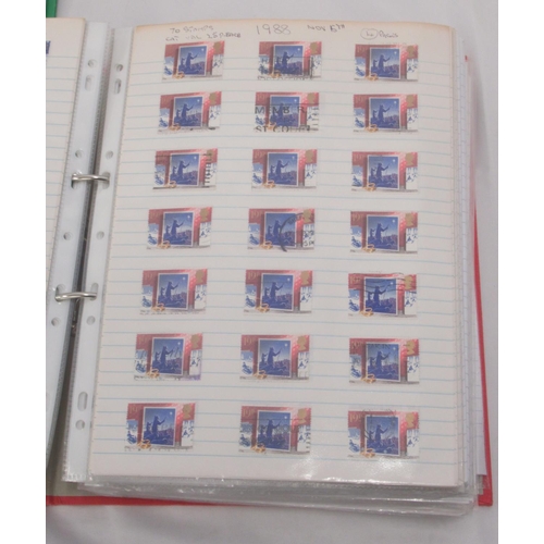 826 - Assorted collection of Stamps, Covers, Postcodes, Slogans, etc. in 7 folders/albums and 8 document w... 