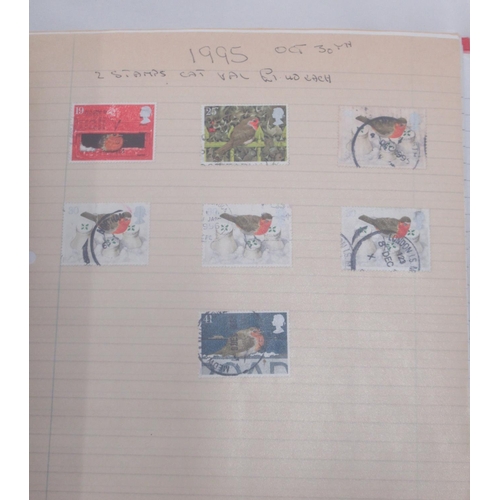 826 - Assorted collection of Stamps, Covers, Postcodes, Slogans, etc. in 7 folders/albums and 8 document w... 