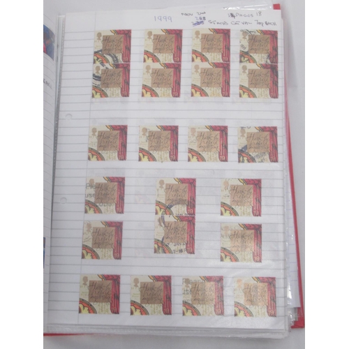 826 - Assorted collection of Stamps, Covers, Postcodes, Slogans, etc. in 7 folders/albums and 8 document w... 