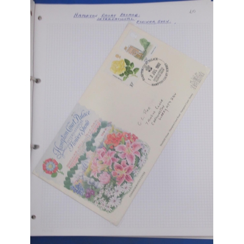 826 - Assorted collection of Stamps, Covers, Postcodes, Slogans, etc. in 7 folders/albums and 8 document w... 