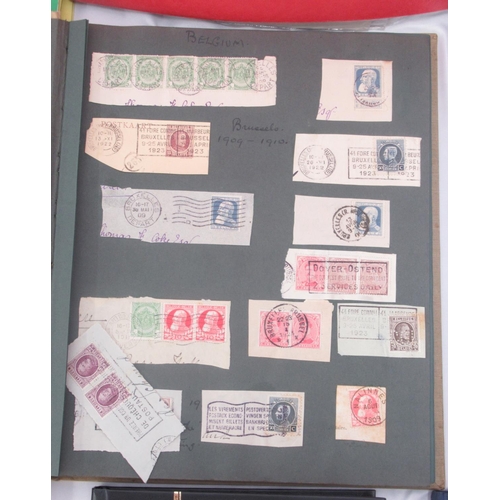 826 - Assorted collection of Stamps, Covers, Postcodes, Slogans, etc. in 7 folders/albums and 8 document w... 