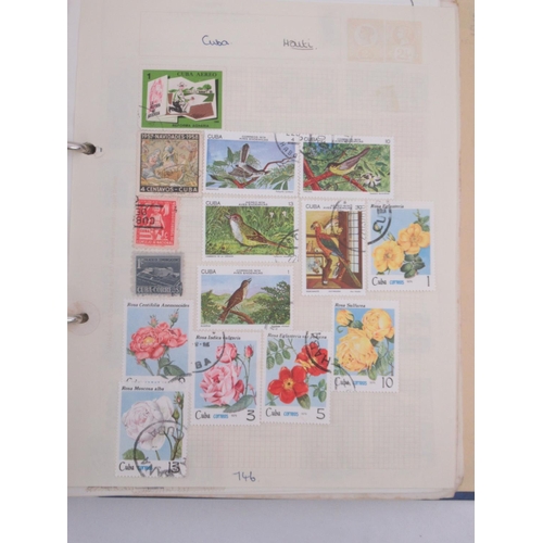 828 - Assorted collection of stamps and covers both loose and in folders/albums, collection of tweezers an... 