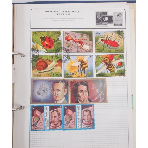 828 - Assorted collection of stamps and covers both loose and in folders/albums, collection of tweezers an... 