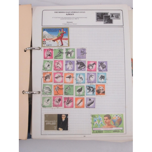 828 - Assorted collection of stamps and covers both loose and in folders/albums, collection of tweezers an... 