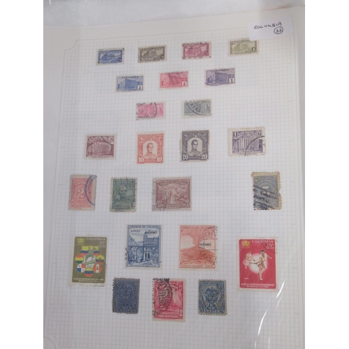 831 - Assorted collection of stamps both loose and in stamp sheets/presentations (qty. in 1 box)