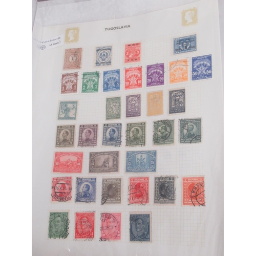 831 - Assorted collection of stamps both loose and in stamp sheets/presentations (qty. in 1 box)