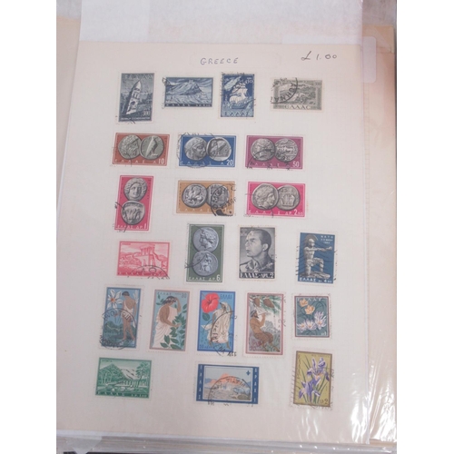 831 - Assorted collection of stamps both loose and in stamp sheets/presentations (qty. in 1 box)