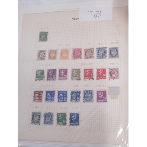 831 - Assorted collection of stamps both loose and in stamp sheets/presentations (qty. in 1 box)