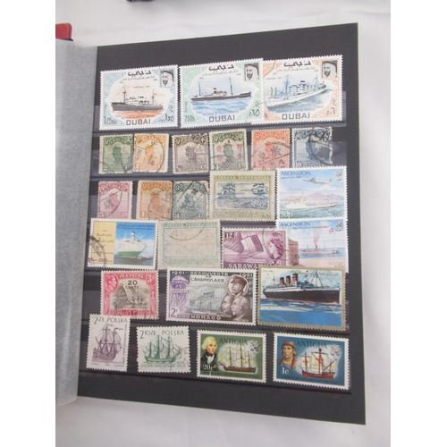 833 - Stamp album cont. various international Aircraft stamps, stamp folder cont. stamps from Iran(Persia)... 