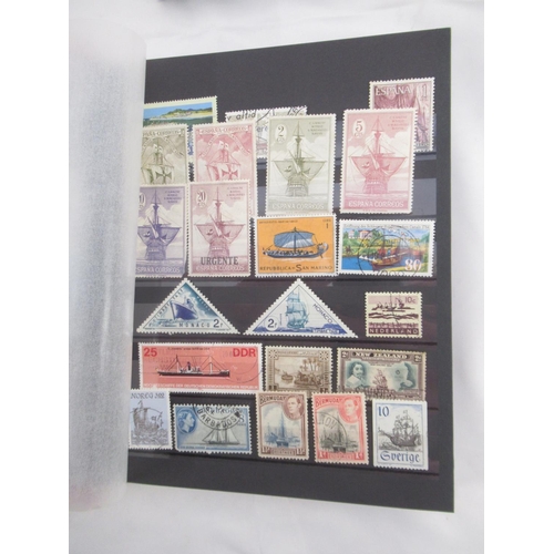 833 - Stamp album cont. various international Aircraft stamps, stamp folder cont. stamps from Iran(Persia)... 