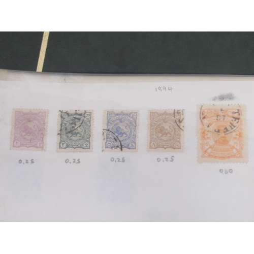 833 - Stamp album cont. various international Aircraft stamps, stamp folder cont. stamps from Iran(Persia)... 