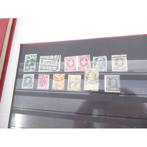 834 - 2 stamp folders cont. mixed international stamps relating to birds, a stamp album cont. mixed intern... 