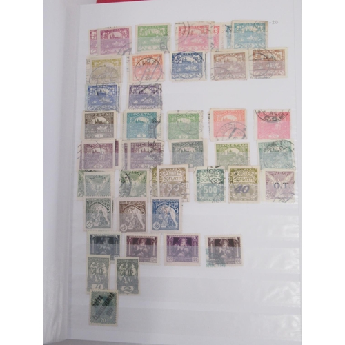 835 - Stamp album cont. Indian stamps from the 1850s to late 1950s, stamp album cont. Austrian stamps, sta... 