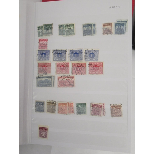 835 - Stamp album cont. Indian stamps from the 1850s to late 1950s, stamp album cont. Austrian stamps, sta... 