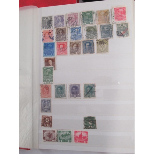 835 - Stamp album cont. Indian stamps from the 1850s to late 1950s, stamp album cont. Austrian stamps, sta... 