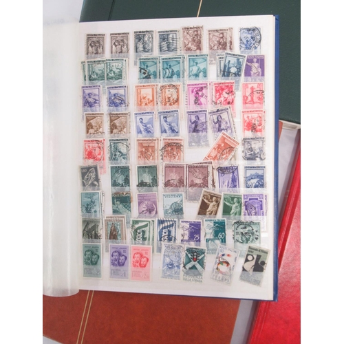 836 - Davo album of Swedish stamps, 2 other albums of Swedish Stamps, folder of Greek stamps, a empty stam... 