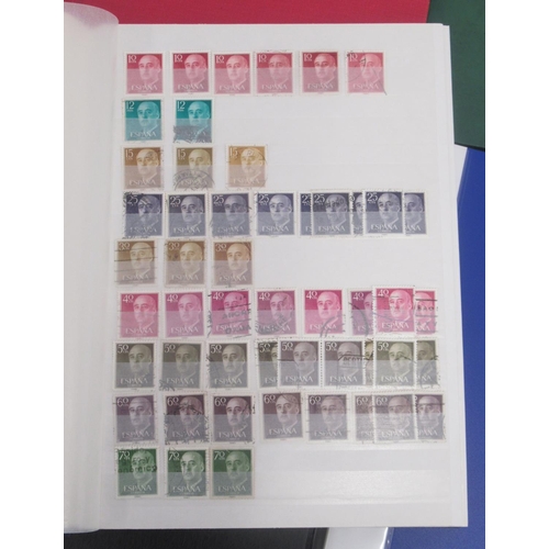 837 - Stamp album cont. Polish stamps, stamp album of French Stamps, a folder cont. stamps and postcards a... 