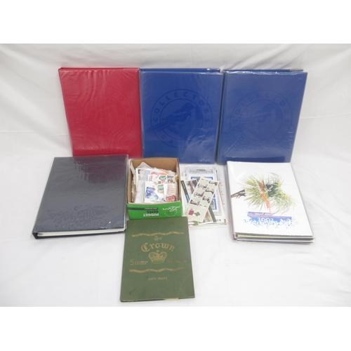 838 - Assorted collection of FDC's and stamps in 5 folders/albums, and loose, also the Royal Mail Year Pac... 