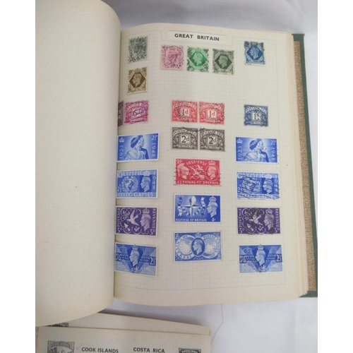 841 - Assorted collection of GB and International stamps both loose and in 2 stamp albums