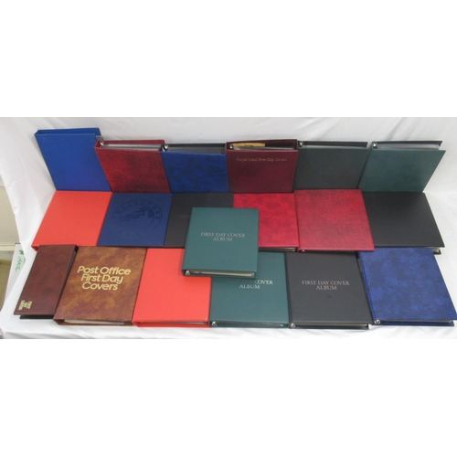 818 - Large assorted collection of GB First Day Covers and Royal Mint Stamps held in 19 albums (Qty.)