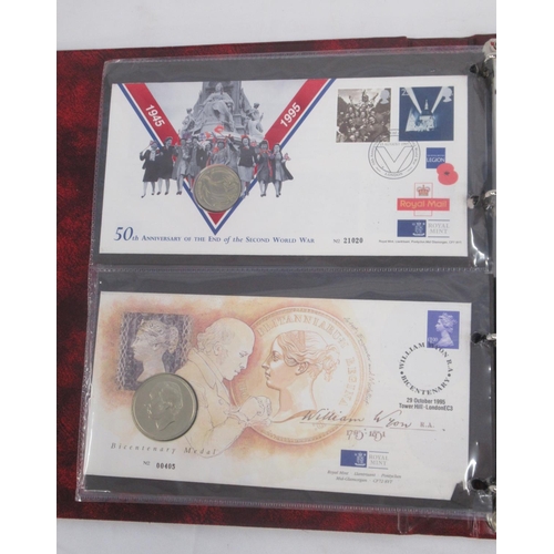 810 - Assorted collection of Coin covers in folder and loose to inc. The 100th Year of HM Queen Elizabeth ... 