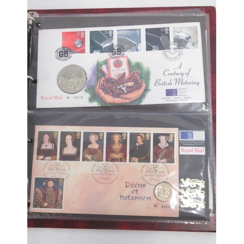 810 - Assorted collection of Coin covers in folder and loose to inc. The 100th Year of HM Queen Elizabeth ... 