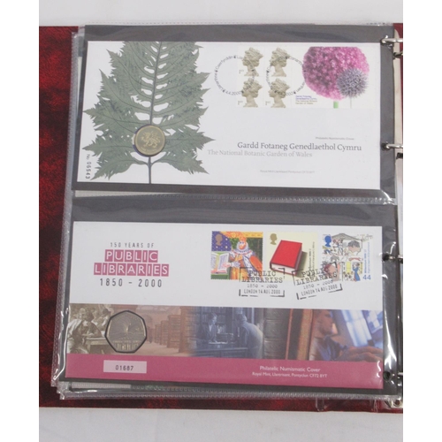 810 - Assorted collection of Coin covers in folder and loose to inc. The 100th Year of HM Queen Elizabeth ... 