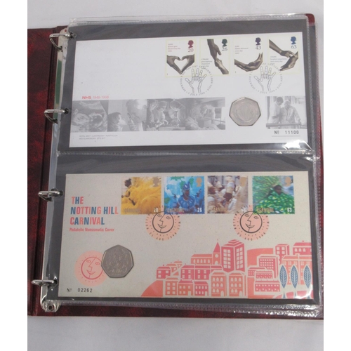 810 - Assorted collection of Coin covers in folder and loose to inc. The 100th Year of HM Queen Elizabeth ... 