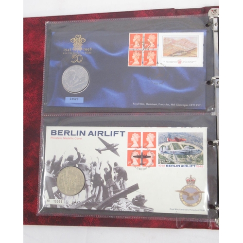 810 - Assorted collection of Coin covers in folder and loose to inc. The 100th Year of HM Queen Elizabeth ... 