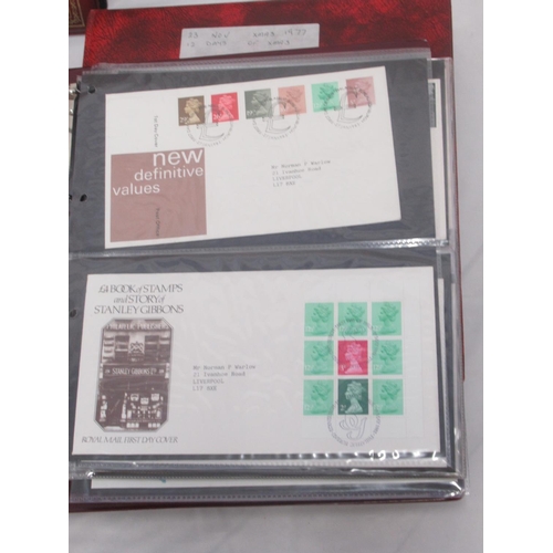 812 - Assorted collection of FDC's and Royal Mail Mint Stamps in 9 folders