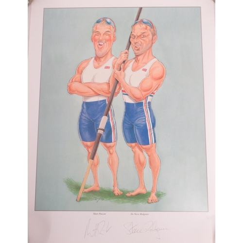 952 - Big Blue Tube Signed Limited Edition print 'Rugby Great Series Gareth Edwards' 283/500, with COA, 59... 